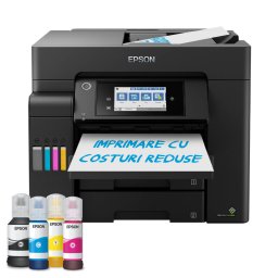 Multifunctionala Epson EcoTank L6550 Inkjet CISS Color A4 Duplex Retea Wi-Fi Negru