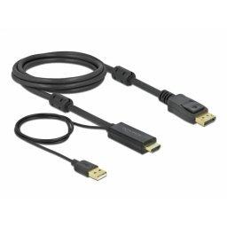 Cablu Delock Display Port - HDMI Black