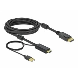 Cablu Delock Display Port - HDMI Black