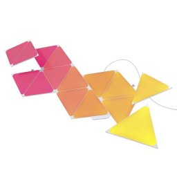 Kit 15 Panouri Luminoase Inteligente Nanoleaf Shapes Triangles Starter Kit Senzor Muzica Inclus LED RGBW Wi-Fi
