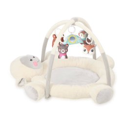 Saltea de Activitati pentru Bebelusi Lorelli Play Gym Mary 1030040 Material Plusat Varsta 0 Luni+ Alb