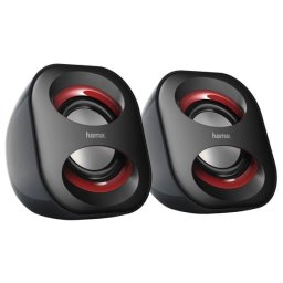 Boxe Active Hama Sonic Mobil 183 RMS 3W Negru/Rosu
