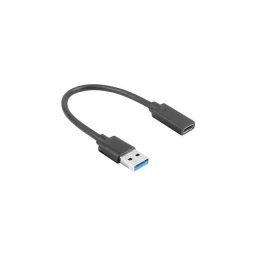 Adaptor Lanberg USB-C - USB-A Black