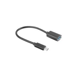 Adaptor Lanberg USB-C - USB-A Black