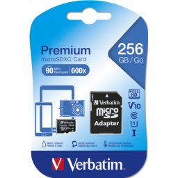 Card memorie Verbatim 44087 256GB Clasa 10