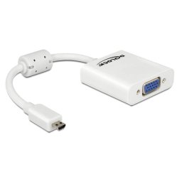 Adaptor Delock HDMI - VGA White