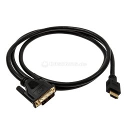 Cablu InLine HDMI - DVI-D 1.5m Black