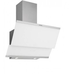 Hota decorativa Studio Casa 3420660701 Moderna Turbo Wh 60cm Sticla cu rama de inox Putere de absorbtie 381m3/h Alb