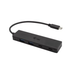 Hub USB I-TEC C31HUBMETAL2A2C 2x USB 3.2 tip 1 + 2x USB-C Negru