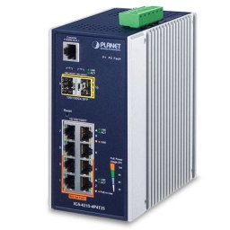 Switch Industrial Planet IGS-4215-4P4T2S 8 porturi Blue