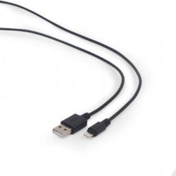 Cablu de date Gembird CC-USB2-AMLM-1M USB - Lightning 1m Negru