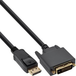 Cablu InLine DisplayPort - DVI-D 1m Black