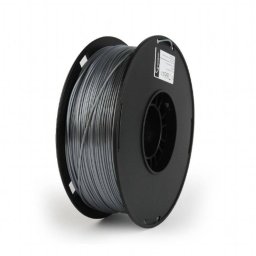 Filament pentru Imprimanta 3D Gembird 3DP-PLA+1.75-02-S PLA-plus 1.75mm 1kg Silver