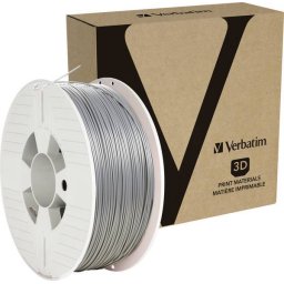 Filament pentru imprimanta 3D Verbatim PLA 1.75mm Silver Metal Grey