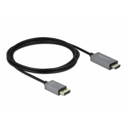 Cablu Delock DisplayPort - HDMI 4K 60 Hz 2m Black