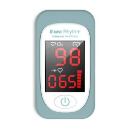 Pulsoximetru de deget Taurus 8sec Rhythm Ecran LED Alb/Albastru