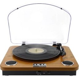 Pick-up stereo Akai ATT-11BTN Bluetooth Difuzoare incorporate Maro/Negru