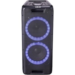 Boxa portabila activa Akai DJ-880 Bluetooth 4.2 100W FM radio Negru