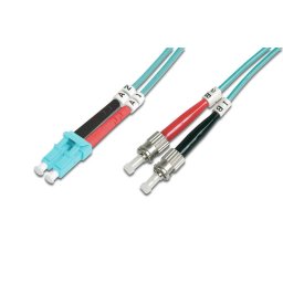 Cablu Fibra Optica Assmann LC - ST 3m Turquoise