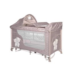 Patut Copii Lorelli MOONLIGHT 2 Niveluri Balansoar String Hug Beige