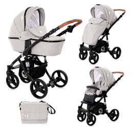 Carucior copii Lorelli Rimini Set 2in1 Steel Grey
