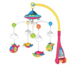 Carusel muzical Lorelli pentru pat cu proiector lumini si sunete Proiector Sky Multicolor