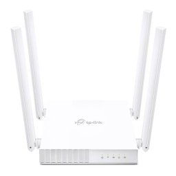 Router wireless TP-Link Archer C24 750Mbps 4 Porturi 10/100Mbps 4 Antene Externe Dual Band AC750 Alb