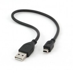 Cablu Date Gembird USB 2.0 - Mini-USB 2.0 30cm Negru