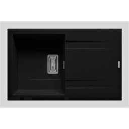Chiuveta bucatarie Pyramis Kartesio 79x50 1B 1D Black