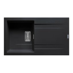 Chiuveta bucatarie Pyramis Kartesio 86x50 1B 1D Black