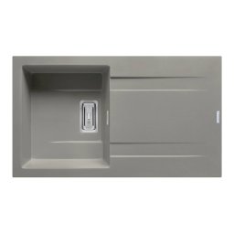 Chiuveta bucatarie Pyramis Kartesio 86x50 1B 1D Industrial Grey