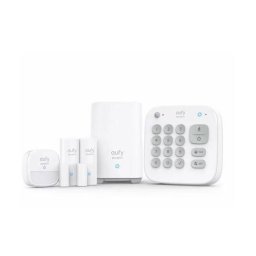 Kit Complet Alarma Smart eufy Security Senzor miscare 2x Senzori Intrare Tastatura Wireless Alb