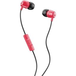 Casti Cu Fir SKULLCANDY Jib Negru-Rosu