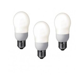 Bec economic Panasonic EFA8E27HD-3 E27 8W 40W Lumina calda Pachet 3 bucati