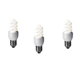 Bec economic Panasonic EFD8E65HD-3 E27 8W 45W 6500K Lumina rece Pachet 3 bucati