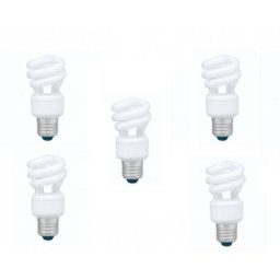 Bec economic Panasonic EFD8E65HD3E-5 E27 8W 40W Lumina rece Pachet 5 bucati