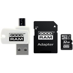 Card de memorie Goodram 32GB MicroSDHC Clasa 10 UHS-I + Adaptor