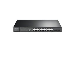 Switch TP-Link JetStream 24 Port-uri 10/100/1000 Mbps Negru