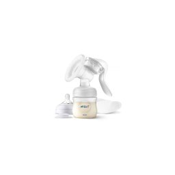 Pompa de San Manuala cu Biberon Philips-Avent SCF430/10 Pentru Hranire Naturala Alb