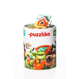 Puzzle Cubika Casuta Animalelor 20 Piese 2 Ani+