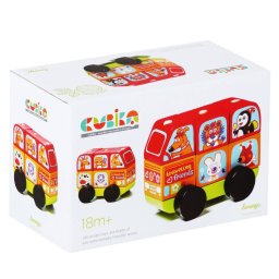 Jucarie din lemn Cubika Mini Bus