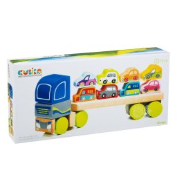 Jucarie din lemn Cubika Camion pentru masini