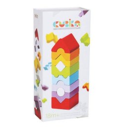 Set de constructie Cubika Turn 10 piese 18 Luni+