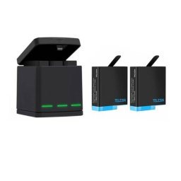 Accesoriu Camera Video Actiune Telesin pentru GoPro Hero8 Black, Negru