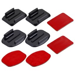 Accesoriu Camera Video Actiune PULUZ cu adeziv 3M pentru GoPro, Xiaoyi si alte camere video sport, Negru