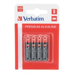 Baterie Verbatim 4x AAA/R3 LR03 Blister