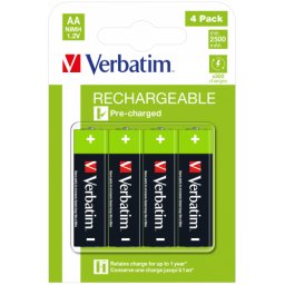 Baterie Verbatim 4x AA 4x 1.2V Blister