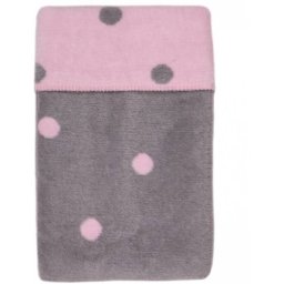 Paturica bebelusi Womar Zaffiro Buline 75x100cm Pink Grey