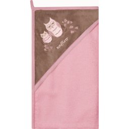 Prosop de baie cu gluga Womar Zaffiro 80x80cm Pink Brown