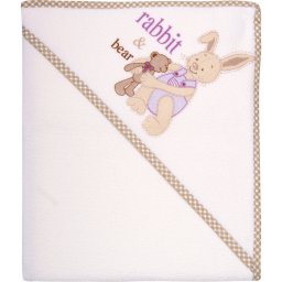 Prosop de baie cu gluga Womar Zaffiro AN-TR-80 Terry 80x80cm Bej